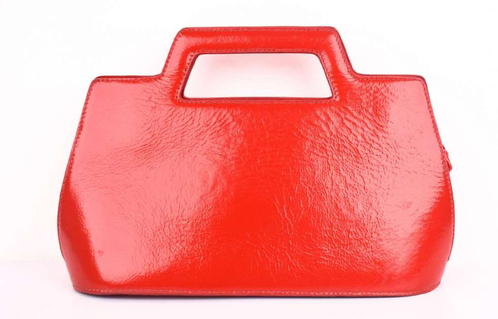 Red Structured Bag