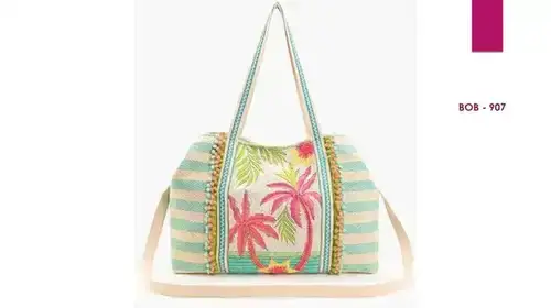 Ocean Life Canvas Shopper