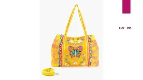Evil Eye Canvas Shopper