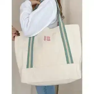 Mini Canvas Crossbody Tote