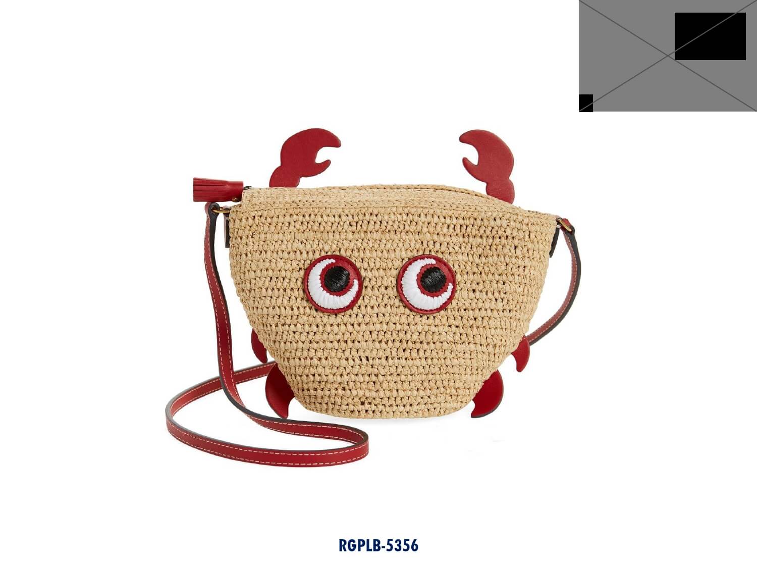 Red Crab Crossbody Bag