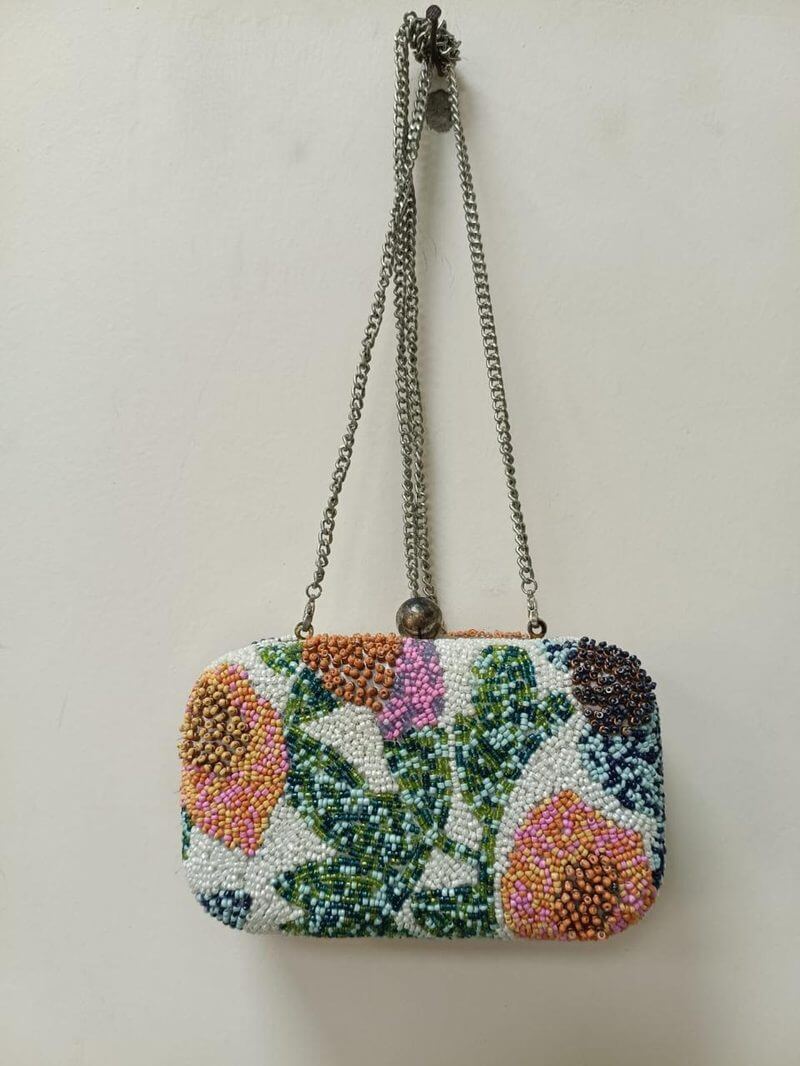 Tropical Bead Minaudière